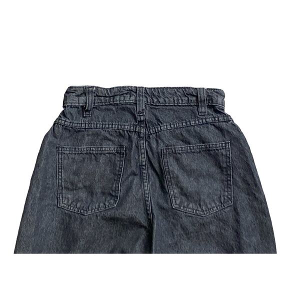 PRETTY LITTLE THING Womens Size US 4 UK 8 High Rise Cotton Gray Straight Jeans - Picture 4 of 6